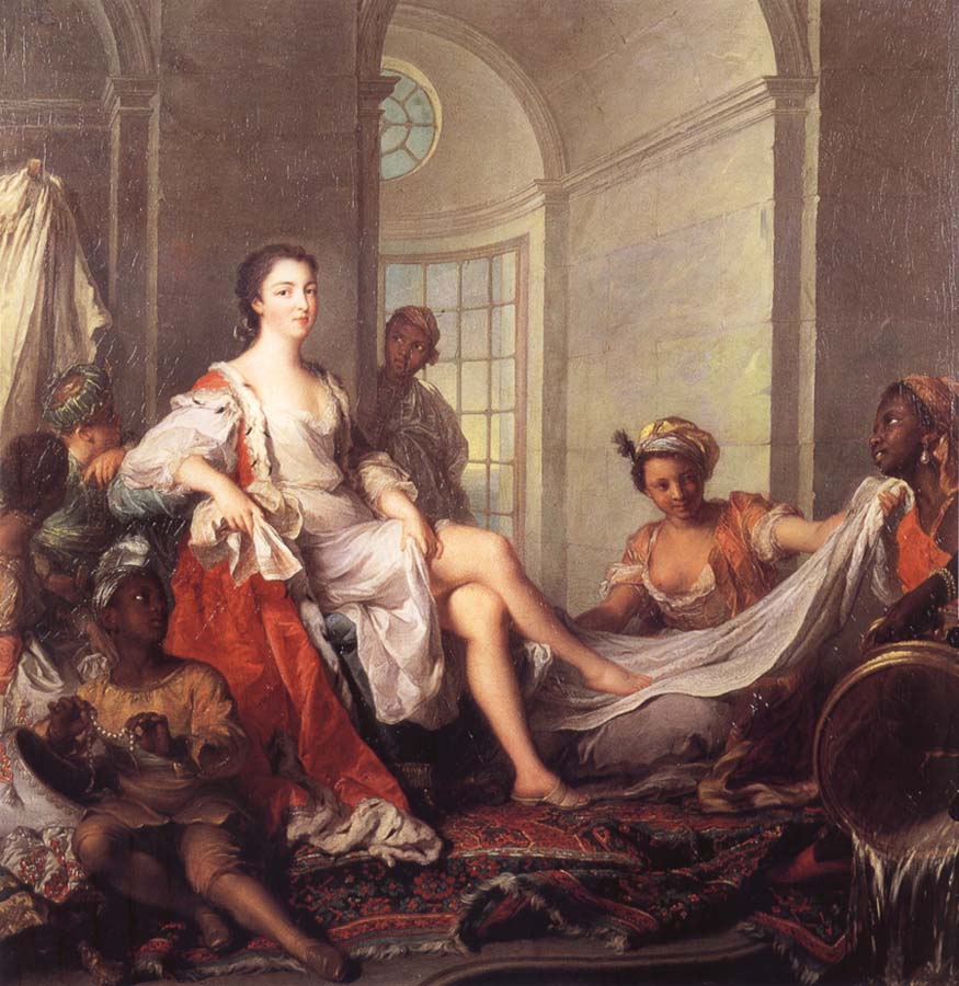 Mademoiselle de Clermont at her Bath,Attended by Slaves